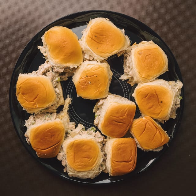 Chicken Salad Sliders.