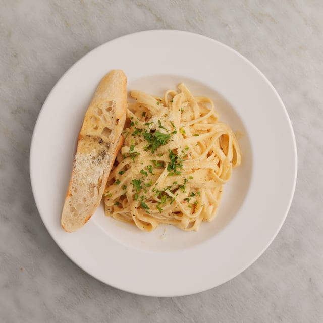 Fettuccine Alfredo.