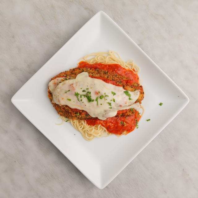 Eggplant Parmesan.
