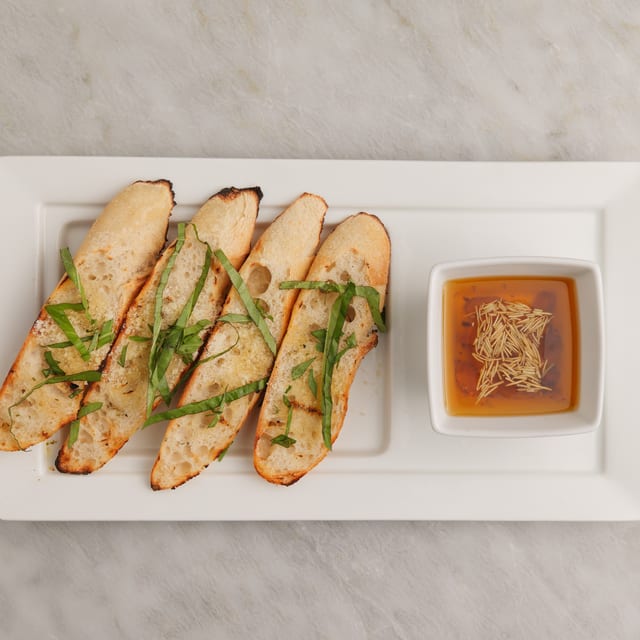 Grilled Bread with E.V.O.O..