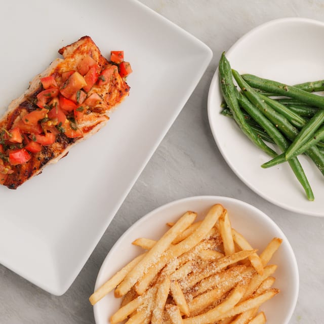 Salmon Bruschetta.